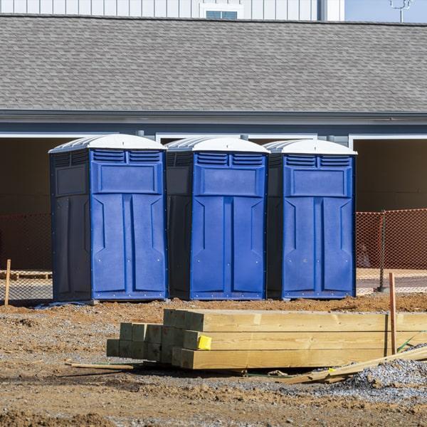 the average cost of renting a job site portable toilet is around $-$ per month